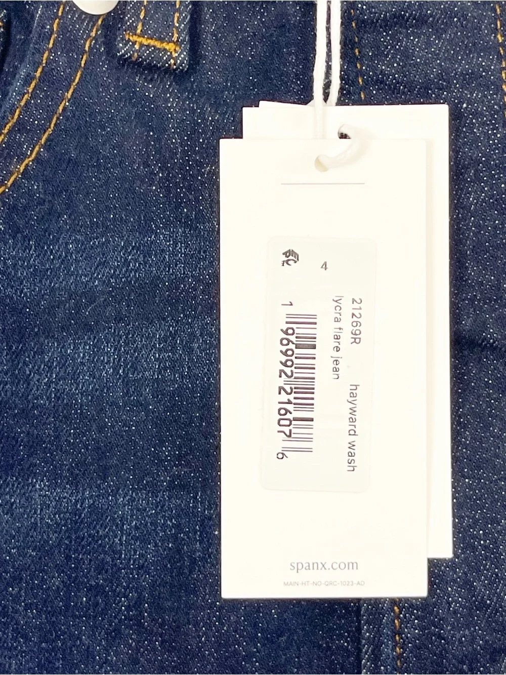 SPANX Flare Jeans NWT Size 4 – Hayward Wash High Rise Shaping Denim